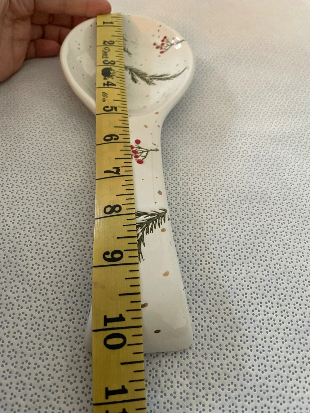 Potter’s Studio Christmas Ceramic  Spoon Rest